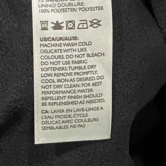 Eddie Bauer Fleece Lined Tech Pants Mens 40 x 30 Black Water Repellent Insulated - Picture 14 of 14